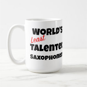 's Werelds minst getalenteerde saxofonisten gag ca Koffiemok