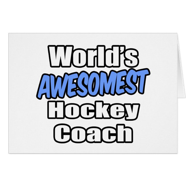 's Werelds mooiste hockeycoach (Voorkant Horizontaal)