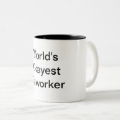 'S Werelds Okayest Coworker Joke Mok (Voorkant rechts)