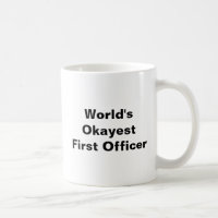 's Werelds Okayest Eerste Officier Pilot Mok