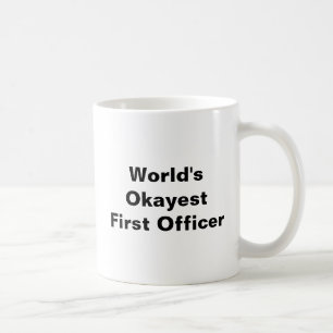 's Werelds Okayest Eerste Officier Pilot Mok