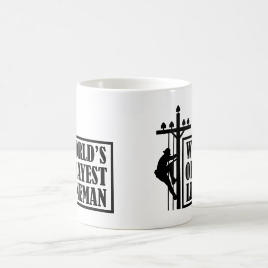 's Werelds Okayest Lineman, Lineman Quote Koffiemok (Center)