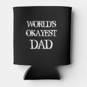 's Werelds Okayest Pap koelbox Vaderdag geschenken Blikjeskoeler (Voorkant)