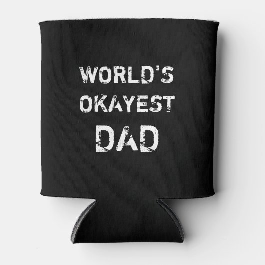 's Werelds Okayest Pap koelbox Vaders Dag cadeau Blikjeskoeler (Voorkant)