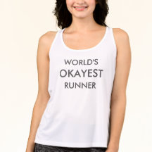 's Werelds Okayest Runner Fitness Tank