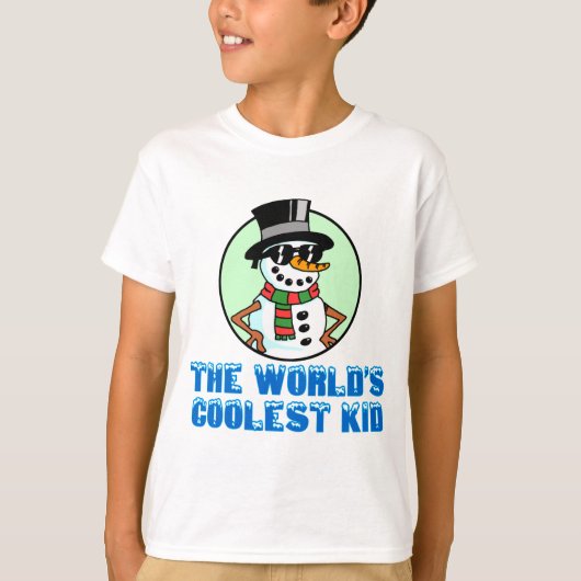 's Werelds oudste Kind Snowman T-shirt (Voorkant)