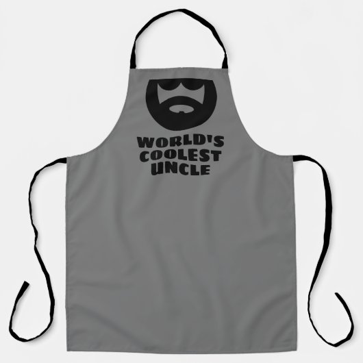 's Werelds oudste oom grappige BBQ-apron voor mann Schort (Voorkant)