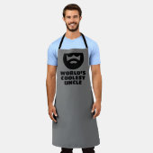 's Werelds oudste oom grappige BBQ-apron voor mann Schort (Gedragen)