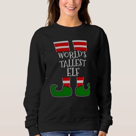 'S WERELDS TALLEST ELF grappige Kerstmis Trui (Voorkant)