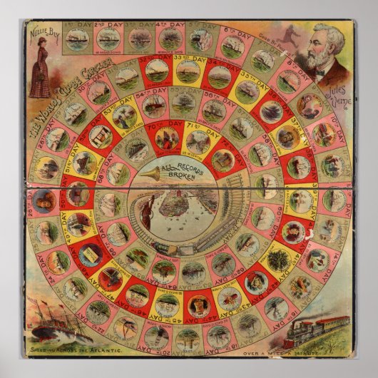 's Werelds wereldbol circuitster Poster (Voorkant)