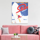 S zogen - Er is altijd een sneeuwpromo-Poster Canvas Afdruk (Insitu (Woonkamer))