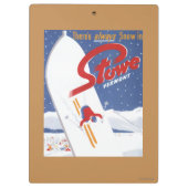 S zogen - Er is altijd een sneeuwpromo-Poster Klembord (Achterkant)