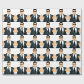 SA7 SECRET AGENT BODYGUARD COMICS CARTOON DARK MOB CADEAUPAPIER (Vlak)