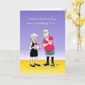 Sa 75e carte d'anniversaire (Fleur jaune)