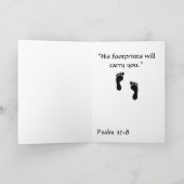 Sa carte de voeux de marche (Intérieur)