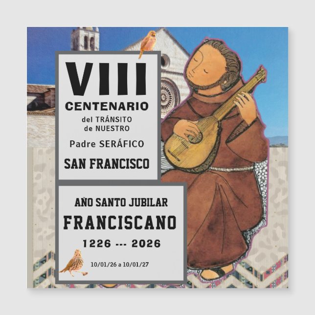 Sa  Francisco de Assisi Glossy Poster (Voorkant)