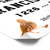 Sa  Francisco de Assisi Glossy Poster Perfect Poster (Hoek)