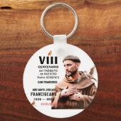 Sa  Francisco de Assisi Glossy Poster Sleutelhanger (Achterkant)
