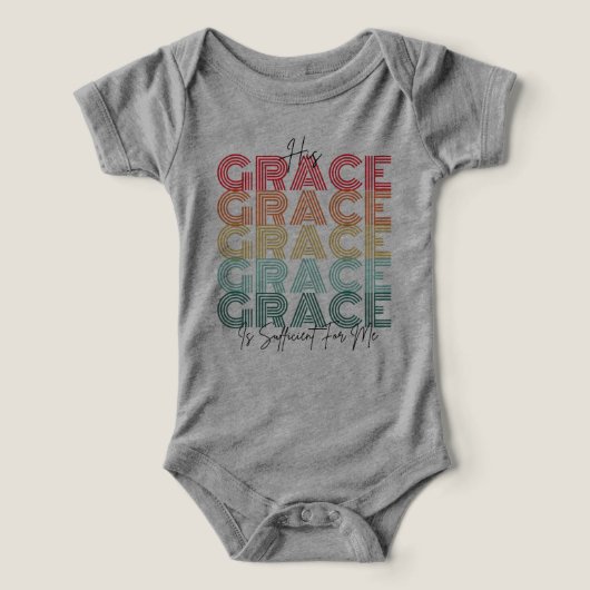 Sa grâce est suffisante - Évangile Jésus pour (Design Recto)