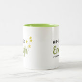 Sa grâce suffit, 2 Corinthiens 12:9 Foi Mug (Centre)