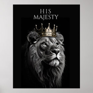Sa Majesté - Affiche de la Couronne du lion royal