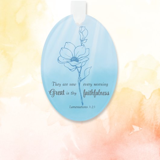 Sa miséricorde est nouvelle chaque matin vers la B