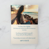 SA PROPRE FILLE CARTE D'ANNIVERSAIRE (Intérieur)