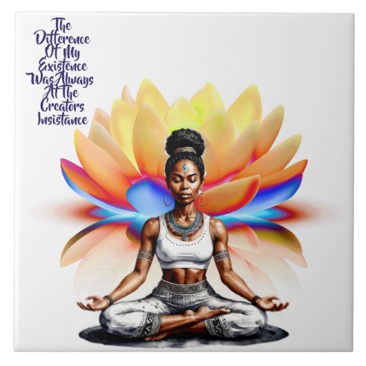 Sa Sagesse Existence Carreaux en céramique (Devant)