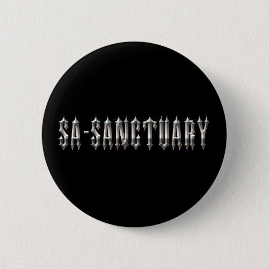 SA SANCTUARY-toets Ronde Button 5,7 Cm (Voorkant)