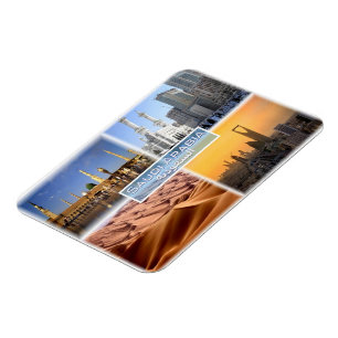 SA Saudi-Arabië - Moskee - Mecca - Rub Al Khali - Magneet