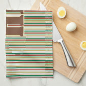 SA SERVIETTE DE CUISINE (Quart Plié)