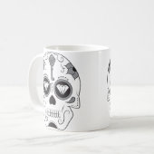 "Sa" tasse de crâne de sucre (Devant gauche)