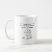 Sa vie dure | Mugs de café motivationnels (Gauche)