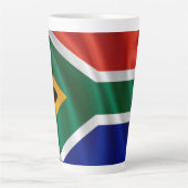 SA-vlag Latte Mok (Voorkant)