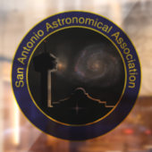 SAAA-logo, helder venster bellen Raamsticker (Vel 2)