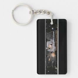 SAAA rectangle key chain Sleutelhanger