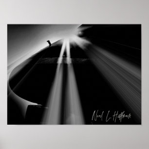 SAAB 340 sunset poster