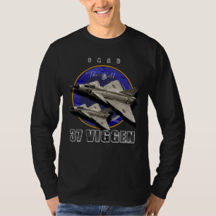Saab 37 Viggen Zweeds Multi Combat Vliegtuig T-shirt