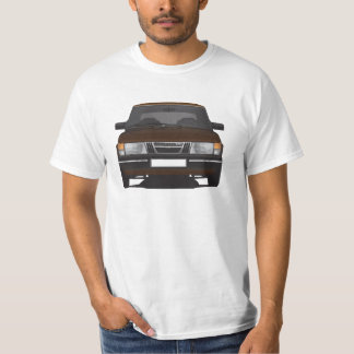 Saab 900 turbo (bruin) t-shirt