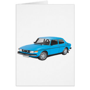 Saab 99 blauw
