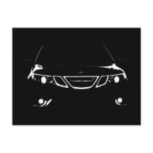 Saab 9-3 Aero Briefkaart