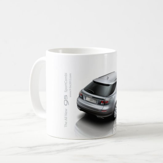 Saab 9-5 NG Coffee Mug Koffiemok (Voorkant links)