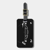 Saab-Bagagelabel Bagagelabel (Voorkant verticaal)