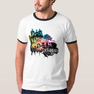 _saab klassiek roosterontwerp t-shirt