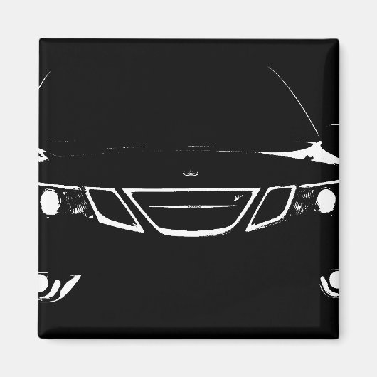 Saab-magneet Magneet (Voorkant)