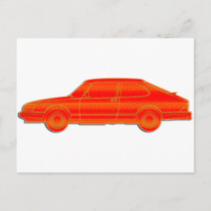 Saab-profiel Briefkaart