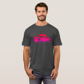 Saab Turbo retro gradiënt tshirt (Voorkant volledig)