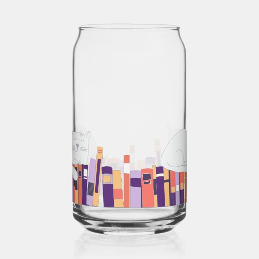 Saai maar Schattig "can" glas (Links)