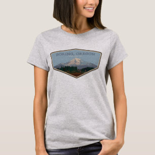 Saaie, Oregon   Mt Hood Dames T-Shirt