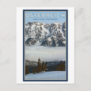 Saalbach - Valley Fog Briefkaart